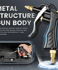 Go-To High Volume Air Blow Gun With Brass Adjustable Nozzle and Ergonomic Grip