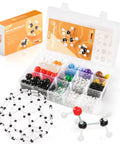 Portable Molecular Model Kit With 404 Pieces For Chemistry Classes, Atomic Element Model Set with case and molecular structures