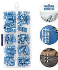 Solid Zinc Grease Fitting Assortment Kit With 100pcs Npt 45 Degree Hex Plugs For Easy Equipment Maintenance And Smooth Workflow In Your Shop, in plastic case