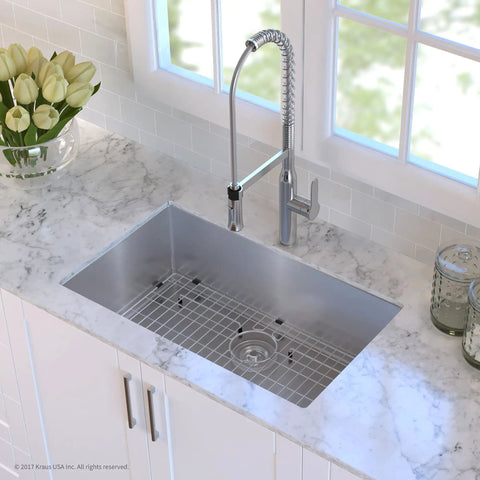 Stainless Steel Bottom Grid For KHU100-30 Single Bowl Kitchen Sink 27 1/2 In By 15 3/4 In By 1 1/8 In Built Tough With T304