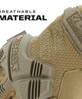 M-Pact Tactical Gloves With Secure Fit, Touchscreen Capable Dexterity, Tough As Nails Grip, Brown, Large, breathable material close-up
