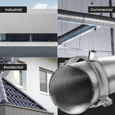 8 Inch Galvanized Pipe Clamp For PVC And Metal Pipes Wall Mount Bracket Conduit And Tube Hanger That Holds Pipes Tight Rigid Pipe Holder Easy Install Conduit Clamp For Vent Ducts Drain Lines And Pipe Runs in industrial, commercial, and residential settings