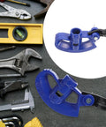 Whamvox Manual Tube Bender For 1/2 Inch Aluminum Alloy And Pvc Plastic Pipes With Steel Construction, close-up showing the tool details.