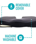 Upgraded Memory Foam Coccyx Cushion For Office Chair And Driving Tailbone Pain Relief Ergonomic Seat Pad with removable cover