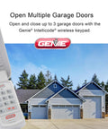 Wireless Keyless Garage Door Keypad With PIN Access For Easy Secure Entry Intellicode Compatible GK R Model White