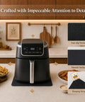 Sliding Mat For Air Fryer AF141 AF101 FN101 with anti-slip and smooth surfaces, hanging strap, protects countertop
