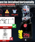 12V DC Single Acting Dump Trailer Hydraulic Pump With Steel Reservoir And Remote Controller, 6 Quart Capacity, durable power unit