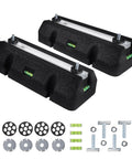 Heavy Duty Anti Vibration Floor Mounting Base Kit For Mini Split Air Conditioning Systems And Condensers Rubber Pads