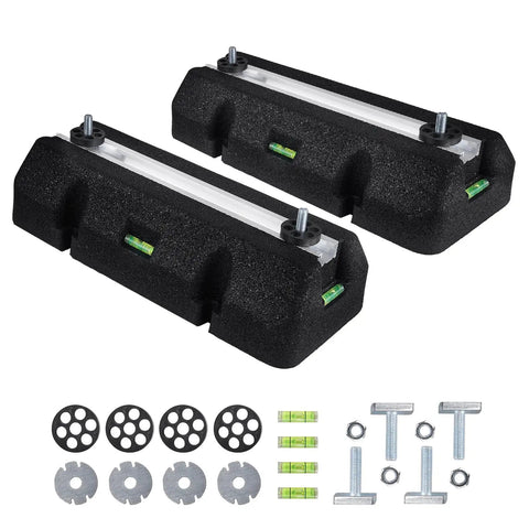 Heavy Duty Anti Vibration Floor Mounting Base Kit For Mini Split Air Conditioning Systems And Condensers Rubber Pads