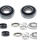 Two Rear Wheel Bearing Kit Set For Toyota Tacoma 2001-2004, Tundra 2000-2006, 4Runner 2001-2002 With ABS Tone Ring, Inner And Outer Seals