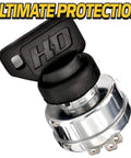 Heavy Duty Ignition Key Switch With Beefed Up Dust Guard Replaces 128010 Fits Bobcat Bunton Jacobsen Ransomes Ryan Steiner Bob Cat