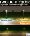 Dope Ultra Bright Solar Path Lights Outdoor 300 Lumens 2 In 1 Warm White And Daylight Color Modes Waterproof LED Lights for pathways