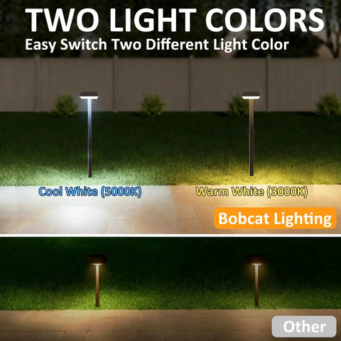 Dope Ultra Bright Solar Path Lights Outdoor 300 Lumens 2 In 1 Warm White And Daylight Color Modes Waterproof LED Lights for pathways