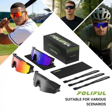 Hd Polarized Sports Sunglasses Offering Zero Glare Nonsense And Solid UV Armor For Running Cycling Baseball Unisex Frames Built To Hit The Pavement Anytime
