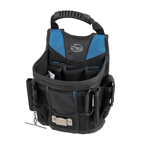 Pro Grade Heavy Duty Utility Pouch With Multiple Pockets Built In Knife Slot 59 Inch Belt And Three Way Carry System
