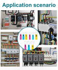 160-Piece Heat Shrink Wire Connectors Set 22-10 AWG Ring Terminals Waterproof for marine and automotive applications.