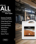 Commercial Soap Floor Cleaner Concentrate For All Floor Surfaces Pro Grade Plant Based Formula Safe On Sealed Hardwood Tile Stone Laminate Vinyl LVT Ceramic Tile Streak Free Shine Deep Clean For Home Or Business, 5L jug