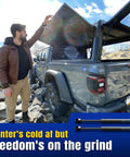 Heavy Duty Gas Struts For Rv Compartments And Storage Bays 15 Inch 60 Lb Lift Support Shocks lifting a truck bed cover outdoors.
