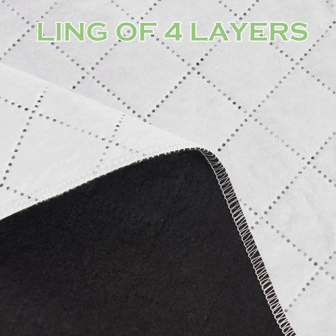 Close-up of 4 In 1 Soundproof Blackout Curtain Set With Melt Blown Layer For Thermal Insulation And Anti Dust, material layers