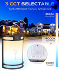 Illustration of Three Color Indoor Outdoor Motion Sensor LED Wall Light With 3000K 4000K 5000K Selectable Temperatures 120V 15W 1000LM