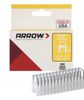 Clear Insulated Cable Staples With 1 Quarter Inch Crown For Easy Data Cabling Install, T59 Compatible Staples package and staples