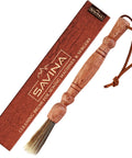 Wooden Lint Brush For Sewing Machines And Sergers With Built In Hanging Strap Cleans Fabric Fibers From Small Corners Handy Pro Grade Sewing Machine Cleaning Brush For Detail Work in packaging
