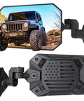 Door Off Mirror Kit For Jeep Wrangler TJ JK JKU 1997-2018 Wider Field Of View No Vibrate Or Wobble On Rough Trails Off Road Ready