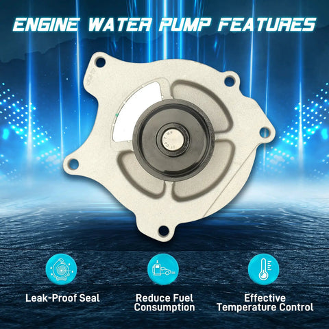 Bully Proof Engine Water Pump Swaps Right In To Keep You Cool Under Pressure Replaces Aw6076 12583033 89017764, showing leak-proof seal.