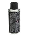 CRC Smoke Test smoke detector tester aerosol spray can, side view, 2.5 oz, metal can with black cap