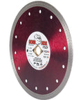 Boss Hog Supreme Mesh Turbo 7 Inch Diamond Saw Blade 5/8 Inch Arbor Wet Or Dry Cut For Porcelain Tile Ceramic Tile Stone Granite Marble Ultra Thin Rim