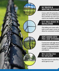 Close-up of Batting Cage Net For Baseball And Softball Practice, HDPE netting detail, outdoor use, weather-resistant features.