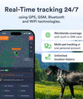 Dope Dog Gps Tracker With Real Time 4G Lte Location Tracking And Smart Geofence Alerts displayed on smartphone showing map.