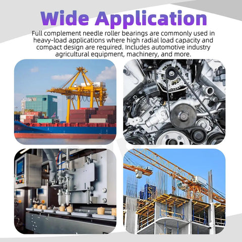 Heavy Duty 32 Piece Needle Roller Bearings Kit 8 Assorted Models Ag Construction St14 Steel Drawn Cup Open End Single Row Design Giving Superior Durability And Smooth Performance For Work Projects Where Reliability Matters Most For You Today, used in industrial machinery