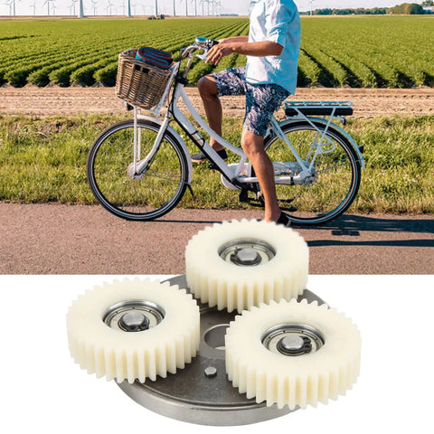 Beefed Up Electric Bike Motor Gear Clutch Kit 500W 750W Upgrade with nylon gears and steel clutch assembly for e-bike powertrain