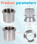 Ready To Roll 1 25 Inch Threaded Heim Joints Rod End Kit Built Tough With Heavy Duty Chromoly Steel featuring various aluminum spacers and dimensions.
