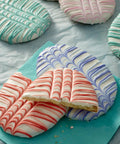 Top Shelf Cookie Decorating Tools Set Featuring Etching Wand Triple Comb And Flexible Silicone Scraper For Bakin Crews Crafting Sleek Royal Icing Patterns And Slam Dunk Pastries At Home Daily with decorated cookies.