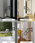 Rock Solid Wall Mounted Handrail For Porch And Stairs With Non Slip U Shaped Handle in outdoor and indoor settings.