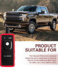 Zero Hassle TPMS Relearn Reset Tool and Tire Pressure Sensor Programmer for Universal Cars Trucks SUVs Clears Dashboard Warning Lights Rock Solid EL-50449 in use with a truck.