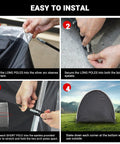 Instructions for setting up All Weather Two Bike Shed Tent With Double Doors PU4000 Silver Coated 210D Oxford Fabric Shelter