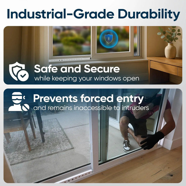 Adjustable Window Security Bar And Lock – Easy Install