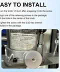 Replacement Pressure Release Knob For Bottle Jacks Seven Sixteenths Inch Diameter 6061 Aluminum installed on jack