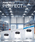 Crazy Bright 45000 Lumen 300W High Bay LED Shop Light For Garage And Workshop Energy Efficient Daylight 5000K UFO Ceiling Fixture