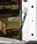 Heavy Duty Tailgate Assist Lower Kit installed on Ford F150, showing quick connect at truck bed hinge for smooth drops.