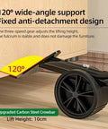 Heavy Duty Furniture Movers With Wheels Supports Up To 750 Lbs Easy Slide Tool For Sofas And Couches, shows 120° carbon steel crowbar with wheel.