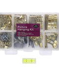 Heavy Duty Picture Hanging Kit With 225 Pieces Of Frame Hooks Nails Hanging Wire Screw Eyes D Rings And Sawtooth Hangers