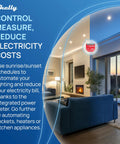 Smart Relay Switch With Power Metering, Wi Fi Zigbee Matter Enabled, 1 Channel 16A, No Hub Required image in living room setting