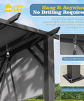 3 Seat Porch Swing Bed With Stand And Adjustable Canopy For Outdoor Use 2 In 1 Convertible Patio Hammock Chair details with hooks and stakes.