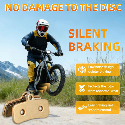 Two Pack Front Or Rear Brake Pads For Electric Dirt Bikes Fit Surron Light Bee X LBX S Talaria Sting MX3 R Silent Braking