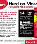 Kick Those Pesky Mosquitoes To The Curb With Premium Biological Bits For Yards And Garden Ponds Fast Acting Larvae Killer Delivers Epa Approved Bug Defense That Keeps Your Summer Chill Intact Inside A Practical Thirty Ounce Sealed Jar with details on safe use in ponds and birdbaths.