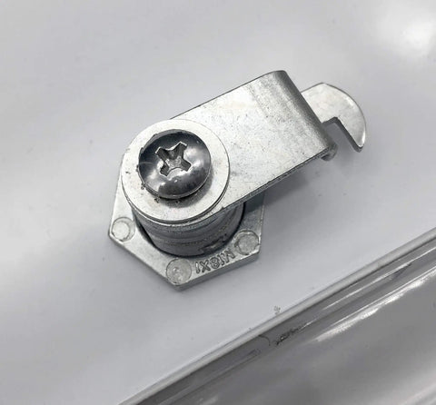 Heavy Duty Boss Grade 6X6 Inch Galvanized Steel Access Panel lock mechanism for secure HVAC and plumbing access.